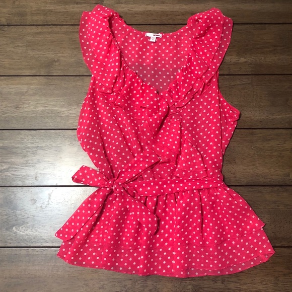 BONGO Tops - Hot pink and white blouse BONGO Tops - Hot pink and white blouse